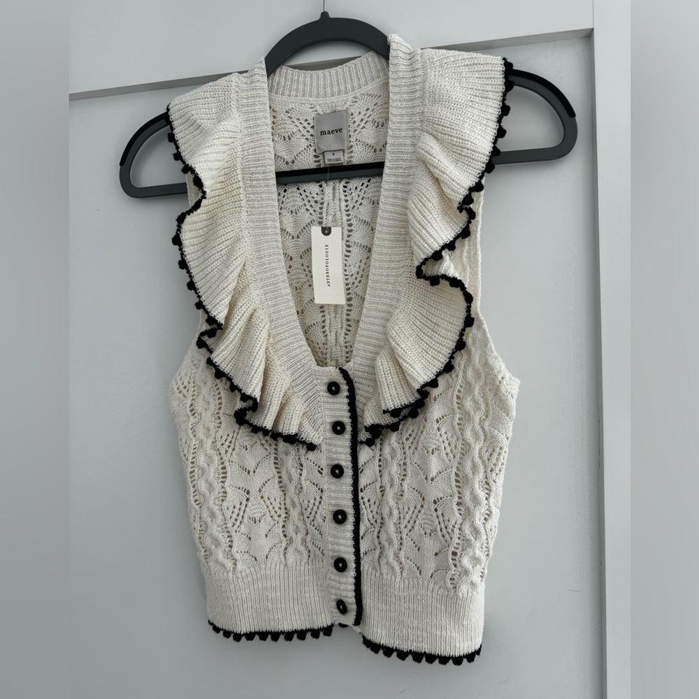 Anthropologie Maeve Sweater Vest